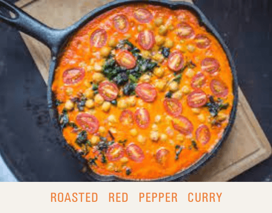 Roasted red pepper deals curry