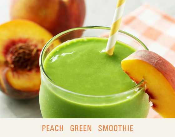 Peach Green Smoothie - Dr. Sebi's Cell Food