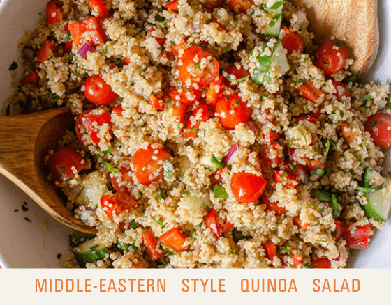 Middle-Eastern Style Quinoa Salad - Dr. Sebi's Cell Food - Dr. Sebi's Cell Food