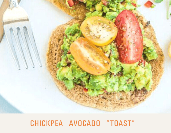 Chickpea Avocado "Toast" - Dr. Sebi's Cell Food - Dr. Sebi's Cell Food