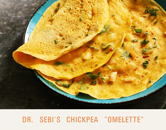 Chickpea "Omelette" - Dr. Sebi's Cell Food - Dr. Sebi's Cell Food