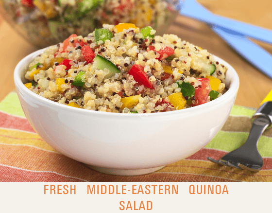 Fresh Middle-Eastern Quinoa Salad - Dr. Sebi's Cell Food - Dr. Sebi's Cell Food