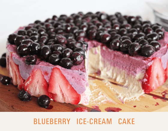 Blueberry Ice-Cream Cake - Dr. Sebi's Cell Food - Dr. Sebi's Cell Food