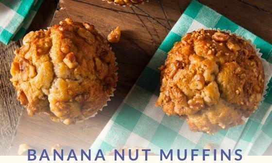 Banana Nut Muffins - Dr. Sebi's Cell Food - Dr. Sebi's Cell Food