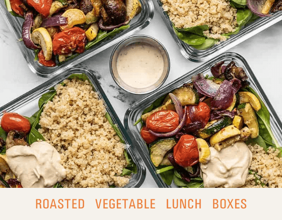 Roasted Vegetable Lunch Boxes - Dr. Sebi's Cell Food - Dr. Sebi's Cell Food