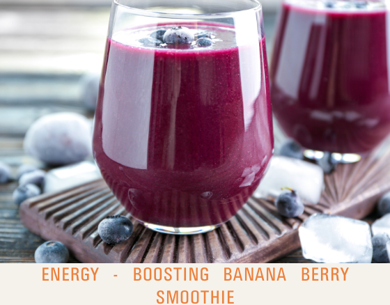 Energy-Boosting Banana Berry Smoothie