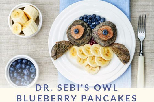 "Owl" Blueberry Pancakes - Dr. Sebi's Cell Food - Dr. Sebi's Cell Food