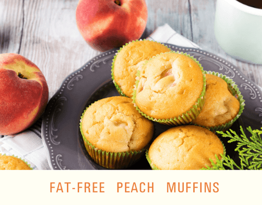 Fat-Free Peach Muffins - Dr. Sebi's Cell Food - Dr. Sebi's Cell Food