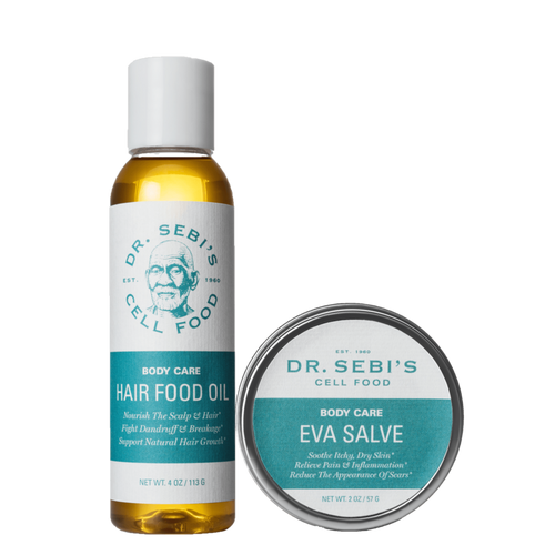 Dr. Sebi Healthy Hair & Skin Kit - Batana Oil Hair Food Oil Bottle