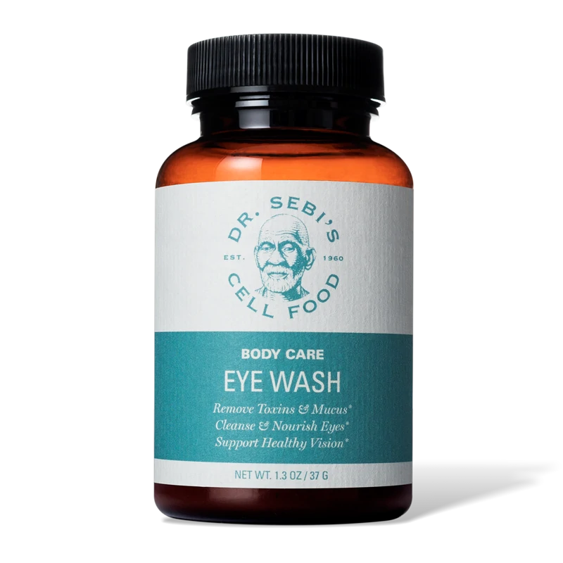 Dr. Sebi Eye Wash, remove toxins & mucus. Support Healthy Vision
