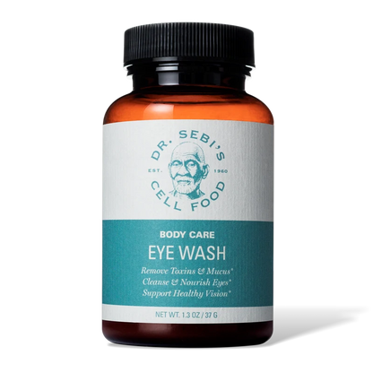 Dr. Sebi Eye Wash, remove toxins & mucus. Support Healthy Vision